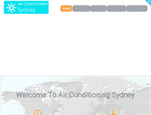 Tablet Screenshot of air-conditioning-sydney.com